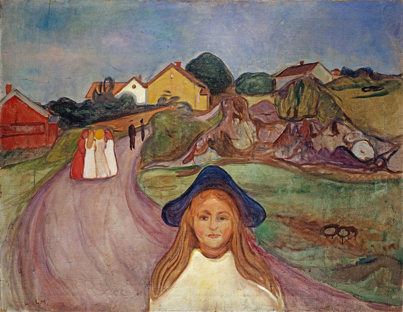 Road In Aasgaardstrand (1901)