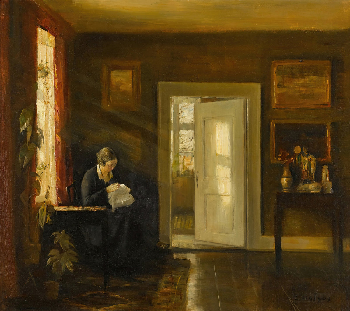 Sewing by the Window