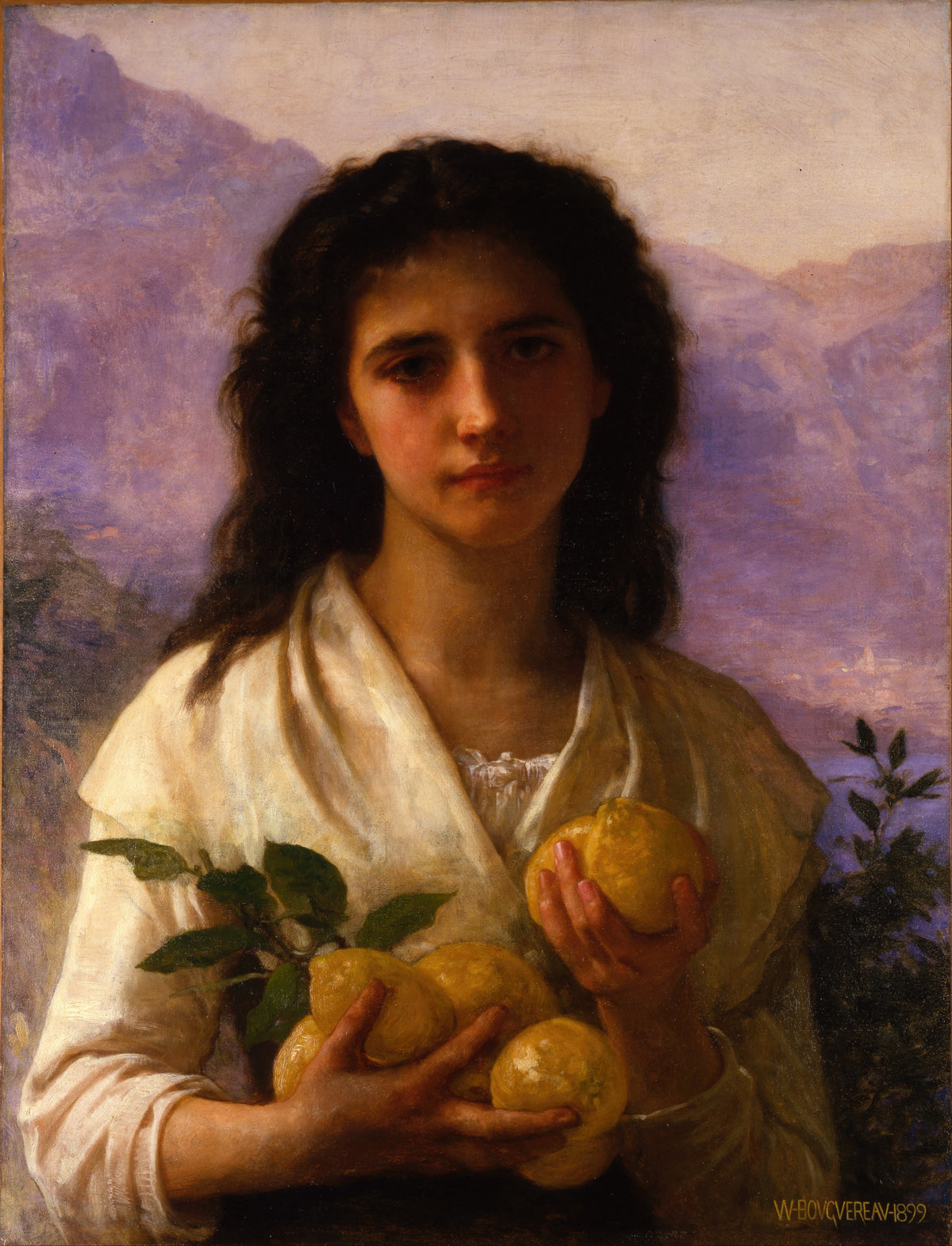 Girl Holding Lemons (1899)