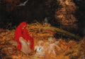 Waldfrau und Amoretten