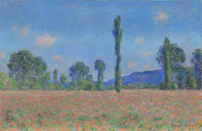 Poppy Field (Giverny) (1890)
