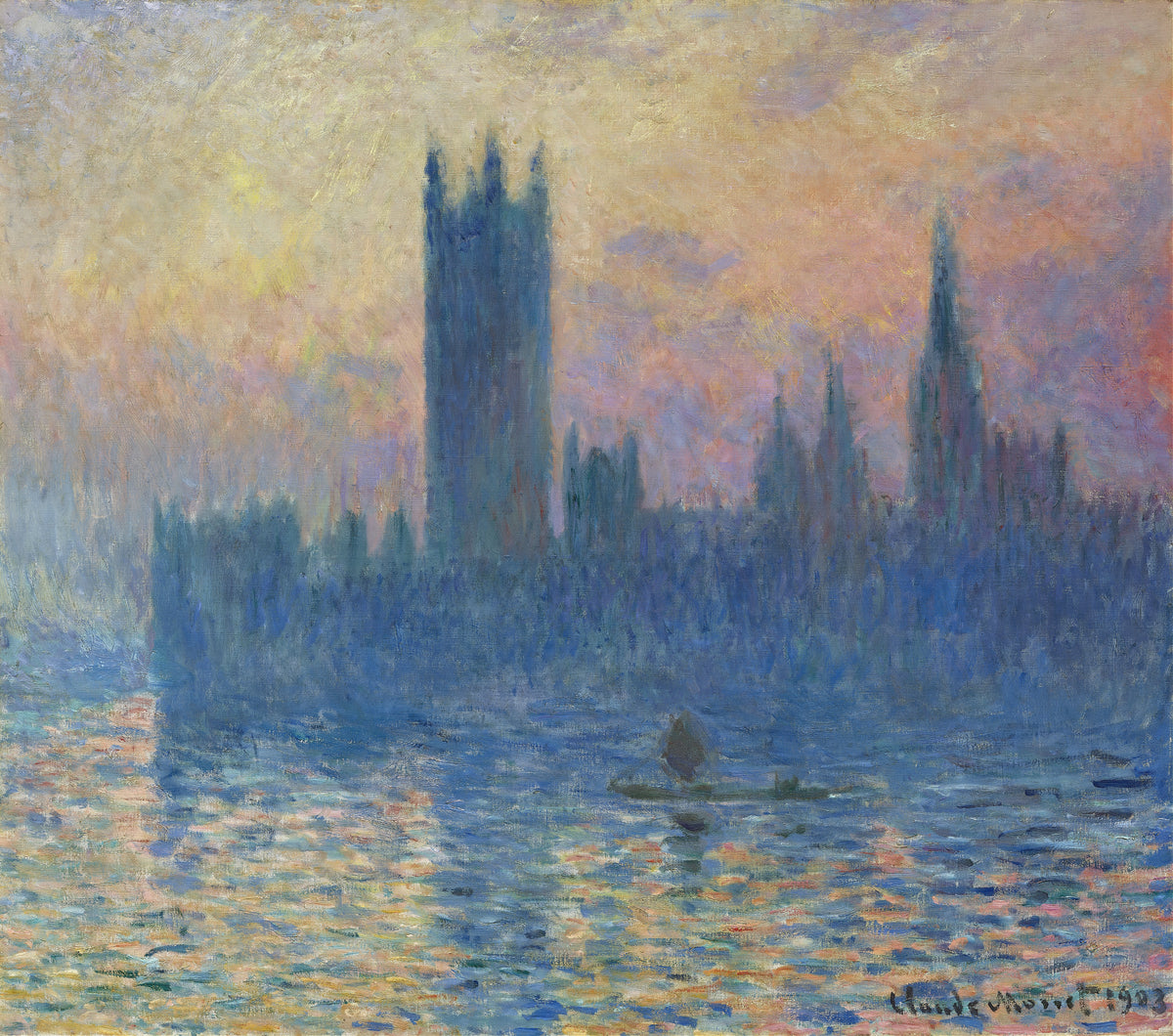 Houses of Parliament, London (1900)