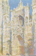 Rouen Cathedral, West Façade, Sunlight (1894)