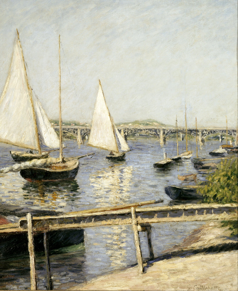 Sailing Boats at Argenteuil (circa 1888)