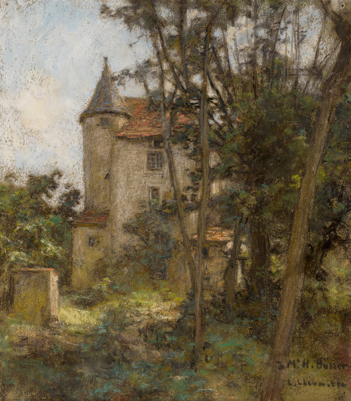 Les Abords D’un Château Gothique