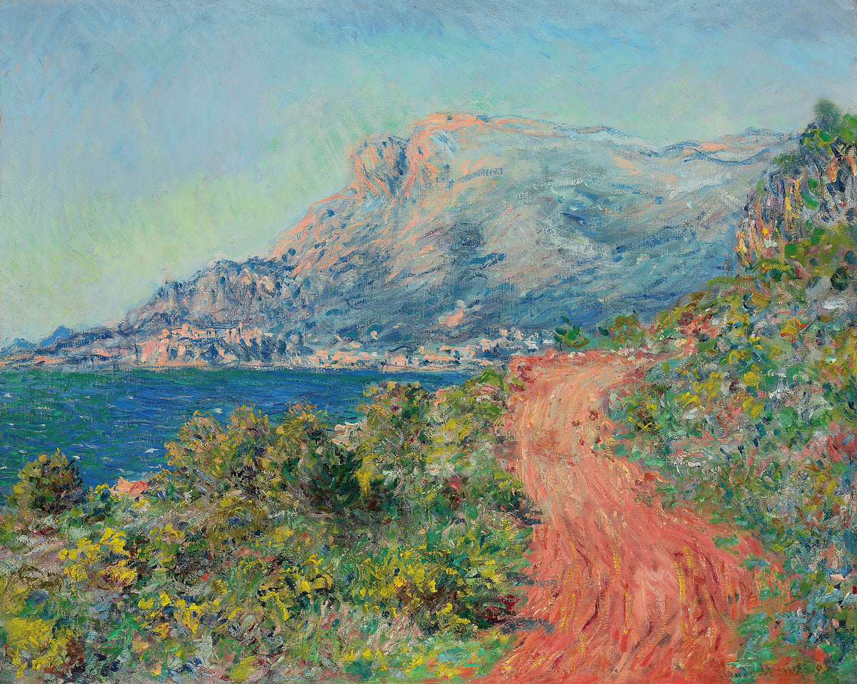 La route rouge près de Menton (1884)