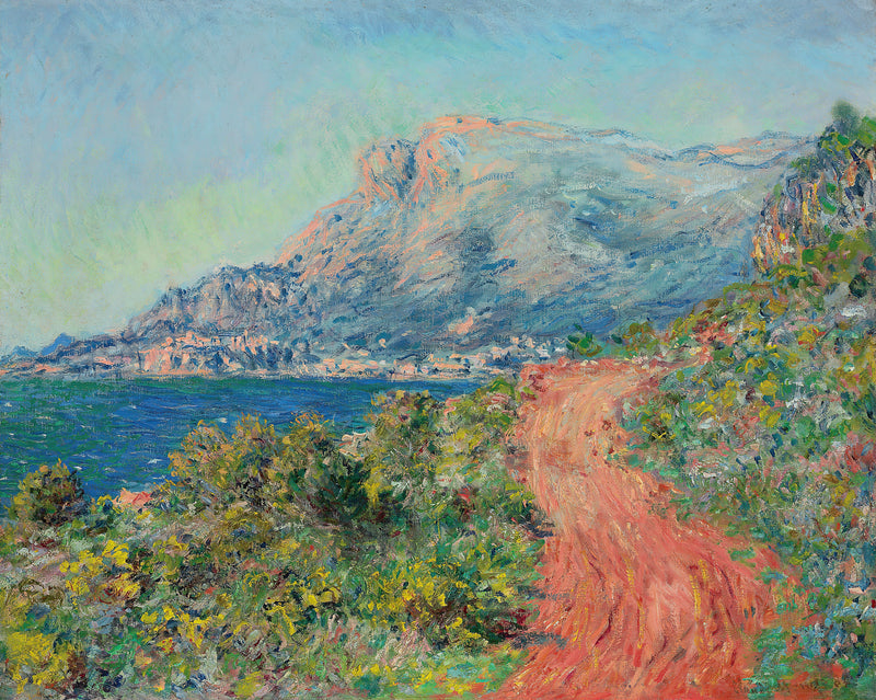 La route rouge près de Menton (1884)