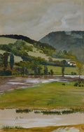 Spring landscape from Rozdół (1884)