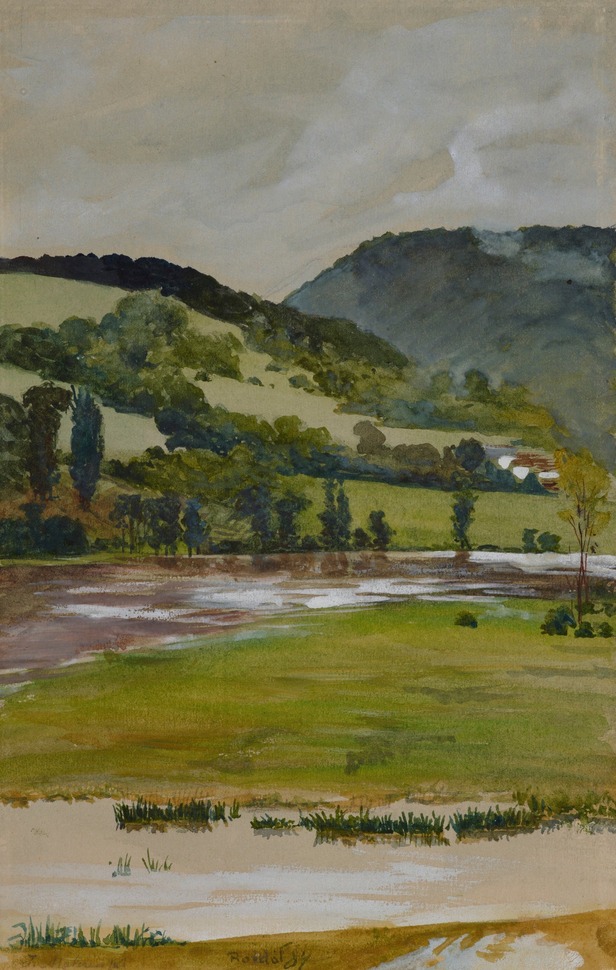 Spring landscape from Rozdół (1884)