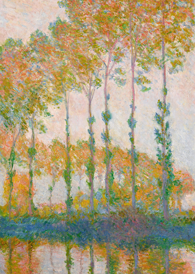 Peupliers au bord de l’Epte, automne (1891)