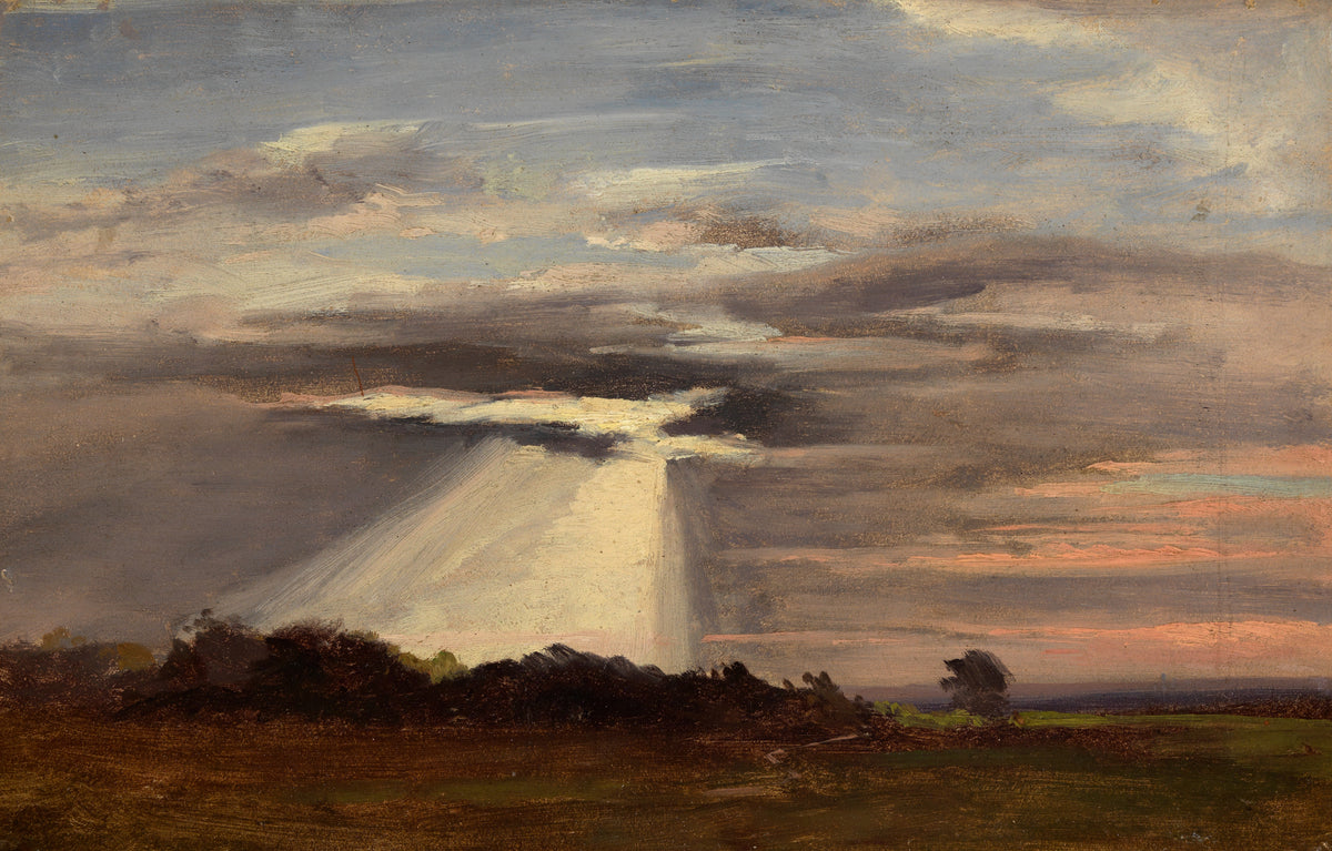 Landschaft bei Abendstimmung