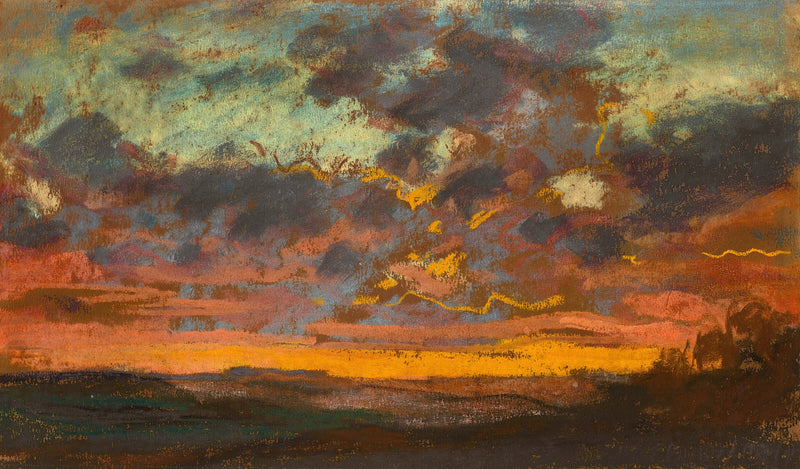 Coucher de soleil (circa 1868)