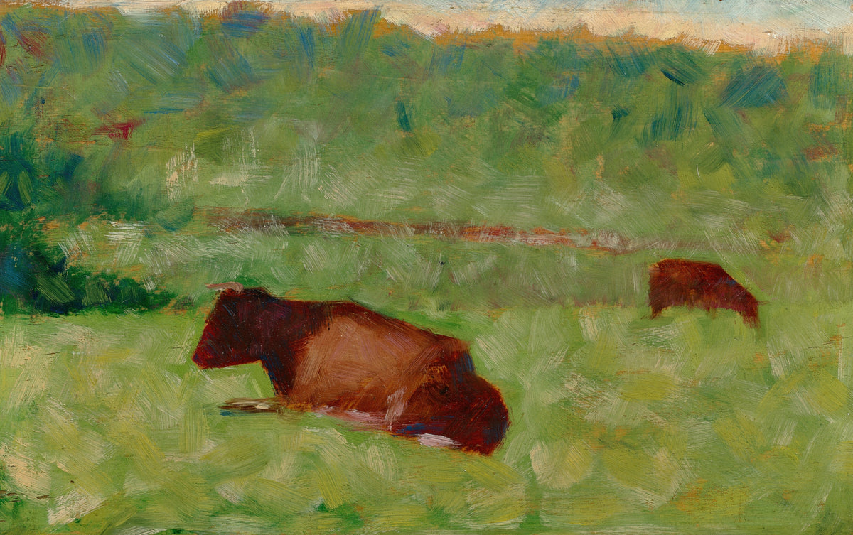 Vaches dans un pré (circa 1883)