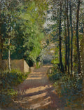 Allée sous-bois, Normandie (1882)