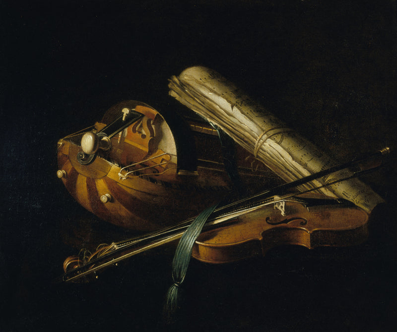 Nature morte aux instruments de musique (1756)