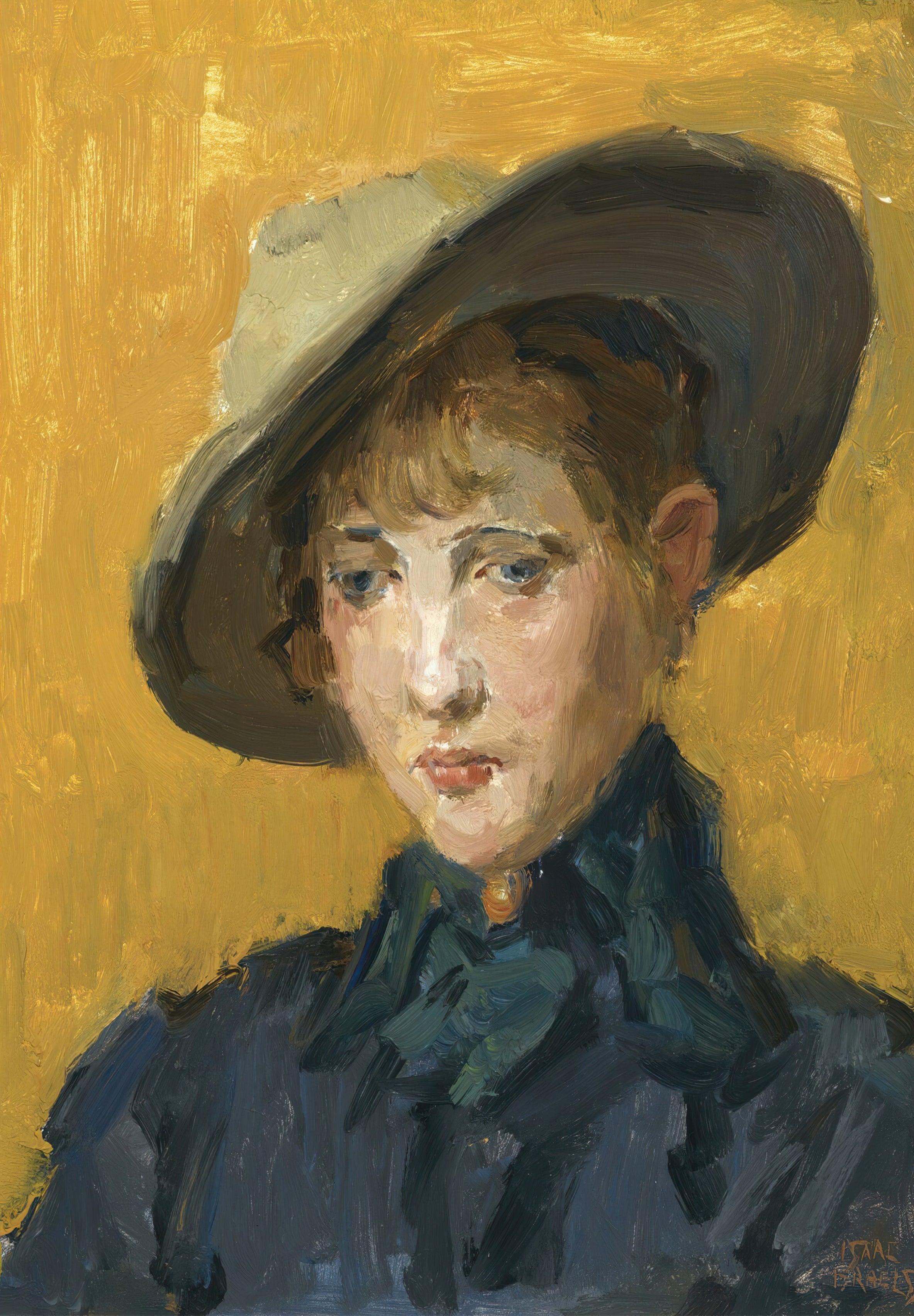 An Elegant Girl In A Hat