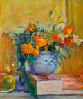 Renoncules au Vase Bleu