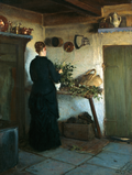 Kitchen interior.
