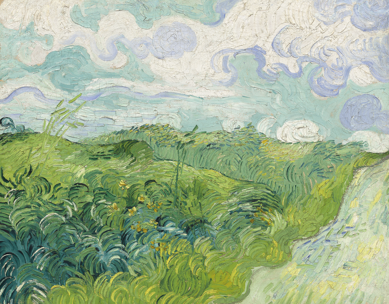 Green Wheat Fields, Auvers (1890)
