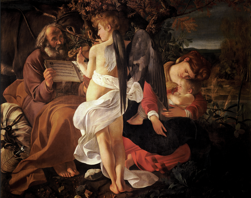 Rest on the Flight into Egypt (ca 1597)