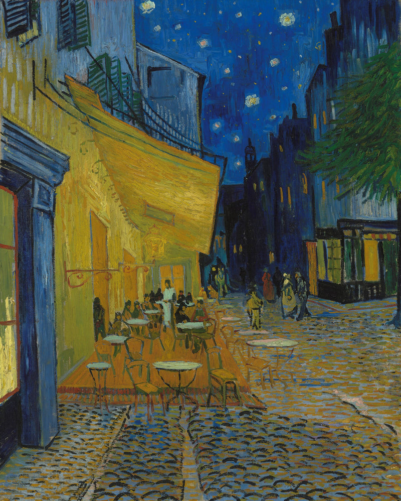 Terrace of a Café at Night (Place du Forum) 1888