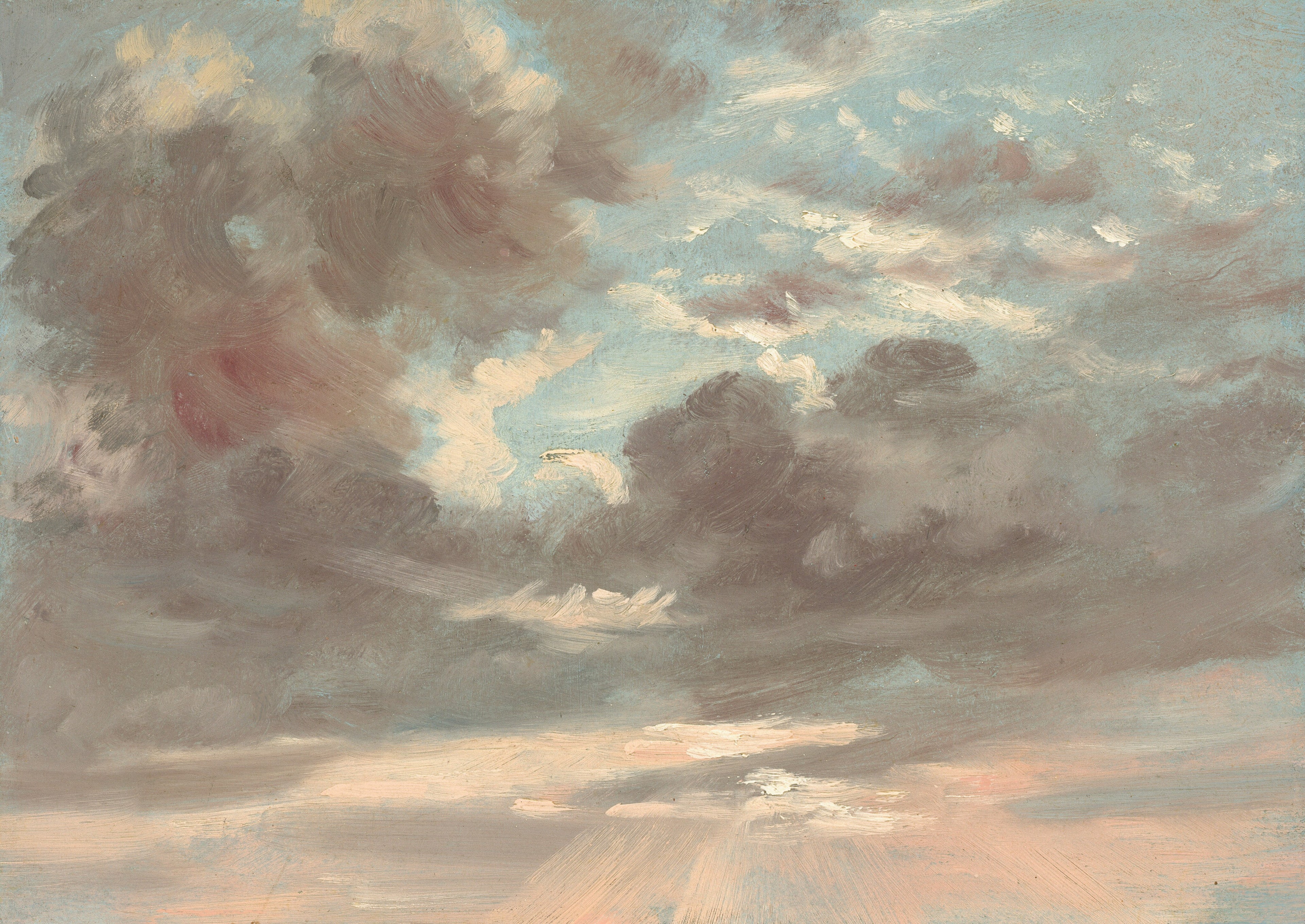 Cloud Study Stormy Sunset